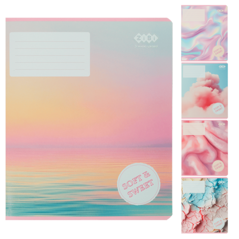 Зошит учнівський загальний TEXTURE, 96 арк., клітинка